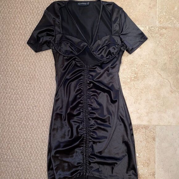 Black Mini Dress - Picture 2 of 4